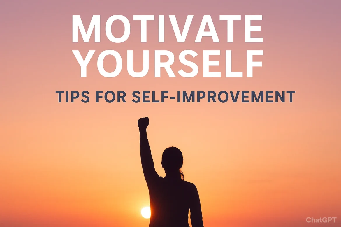 how to motivate yourself